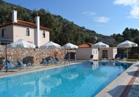Pool at Ourania apartments in Skopelos town