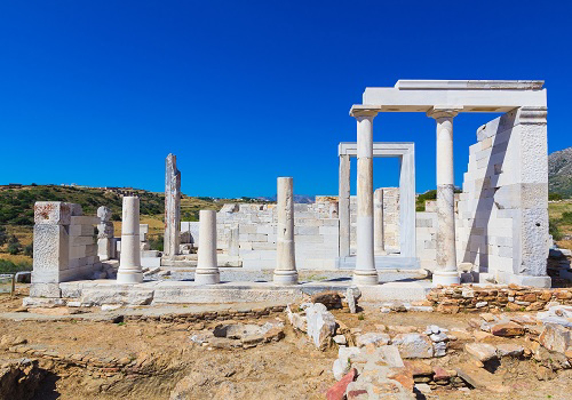 Temple of Dimitra in Gyroulas (Sangri)