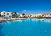 General view of Bahia de Lobos in Fuerteventura