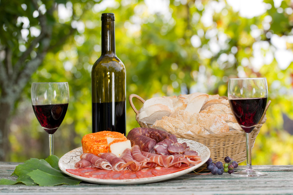 Wine and cheese