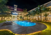 Pool By Night At White Warf Beach Resort
