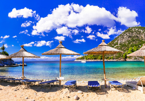 Limnonari Beach, Skopelos