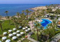 Aerial view of Aquamare Beach Hotel and Spa, Paphos, Cyprus