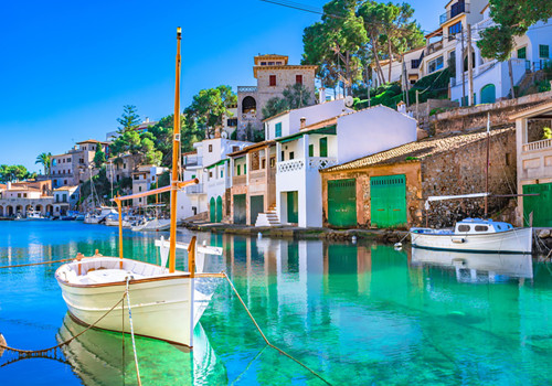 Cala Figuera in Majorca, Spain