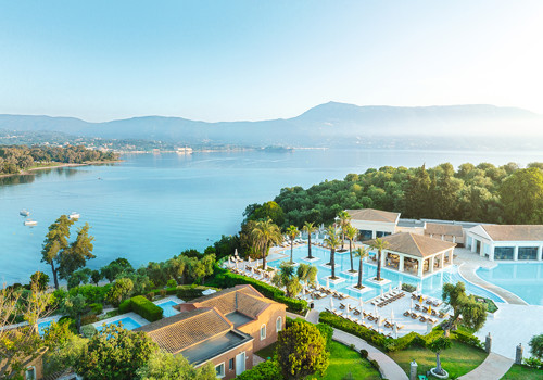 A Resort Gloriously Positioned in Kommeno Peninsula with amazing views at Eva Palace Grecotel Beach Luxe Resort