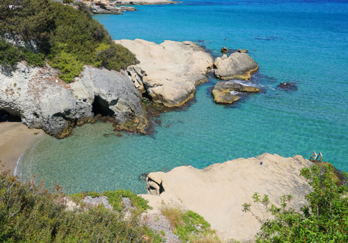 Beach In Agia Marina, Aegina