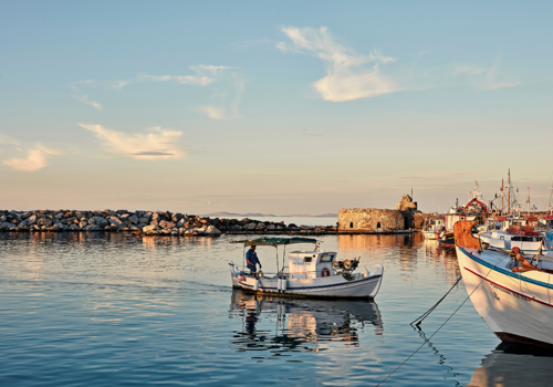 View of Paros island