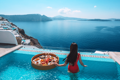 Floating Breakfast at Santorini Secret Suites and Spa