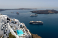 View of Belvedere Hotel Santorini and Sea