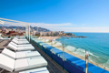 Sunbeds at Villa Del Mar Family Gourmet