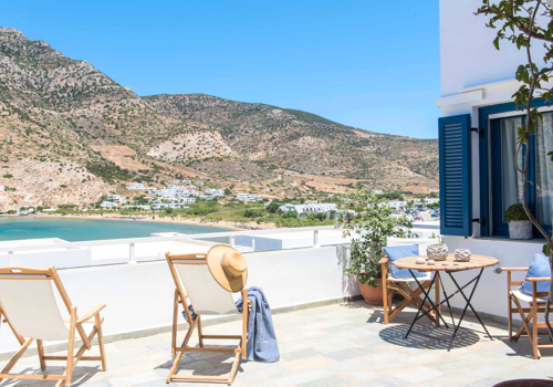 Terrace Area at Sifnos House