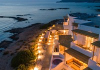 Evening Views At The Salt Suites Milos