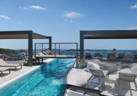 Rooftop Pool Views At Aether Hotel