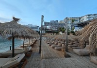 Private Beach Area At Apollon Hotel