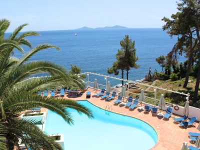 Outdoor Pool Area At Paradise Hotel