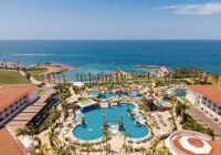 Aerial View Of Pool And Beach At Olympic Lagoon Resort Paphos